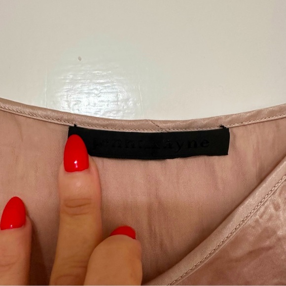 Jenni Kayne satin slip dress in blush - Picture 11 of 12